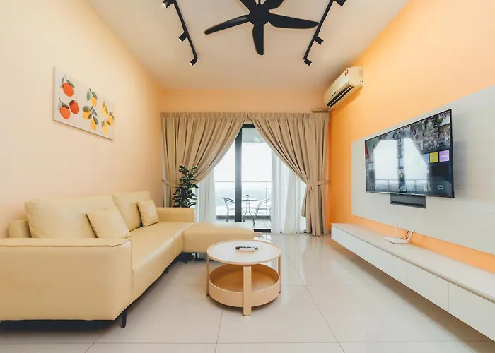 Danga Bay Pastel Hideout 3Br 7Pax Balcony View By Our Stay