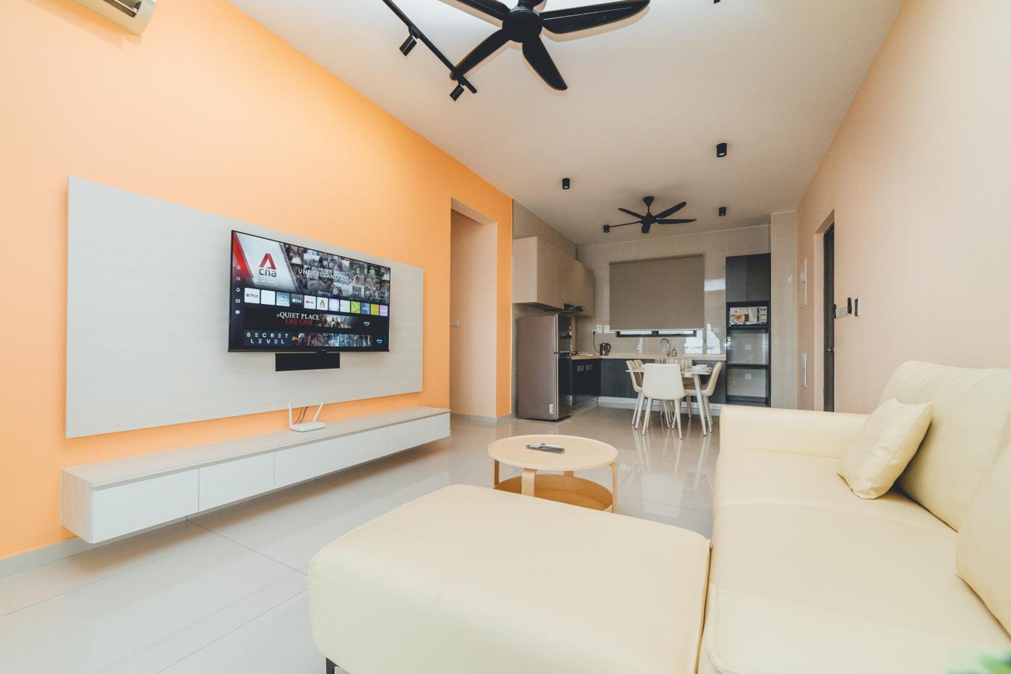 Danga Bay Pastel Hideout 3br 7pax Balcony View By Our