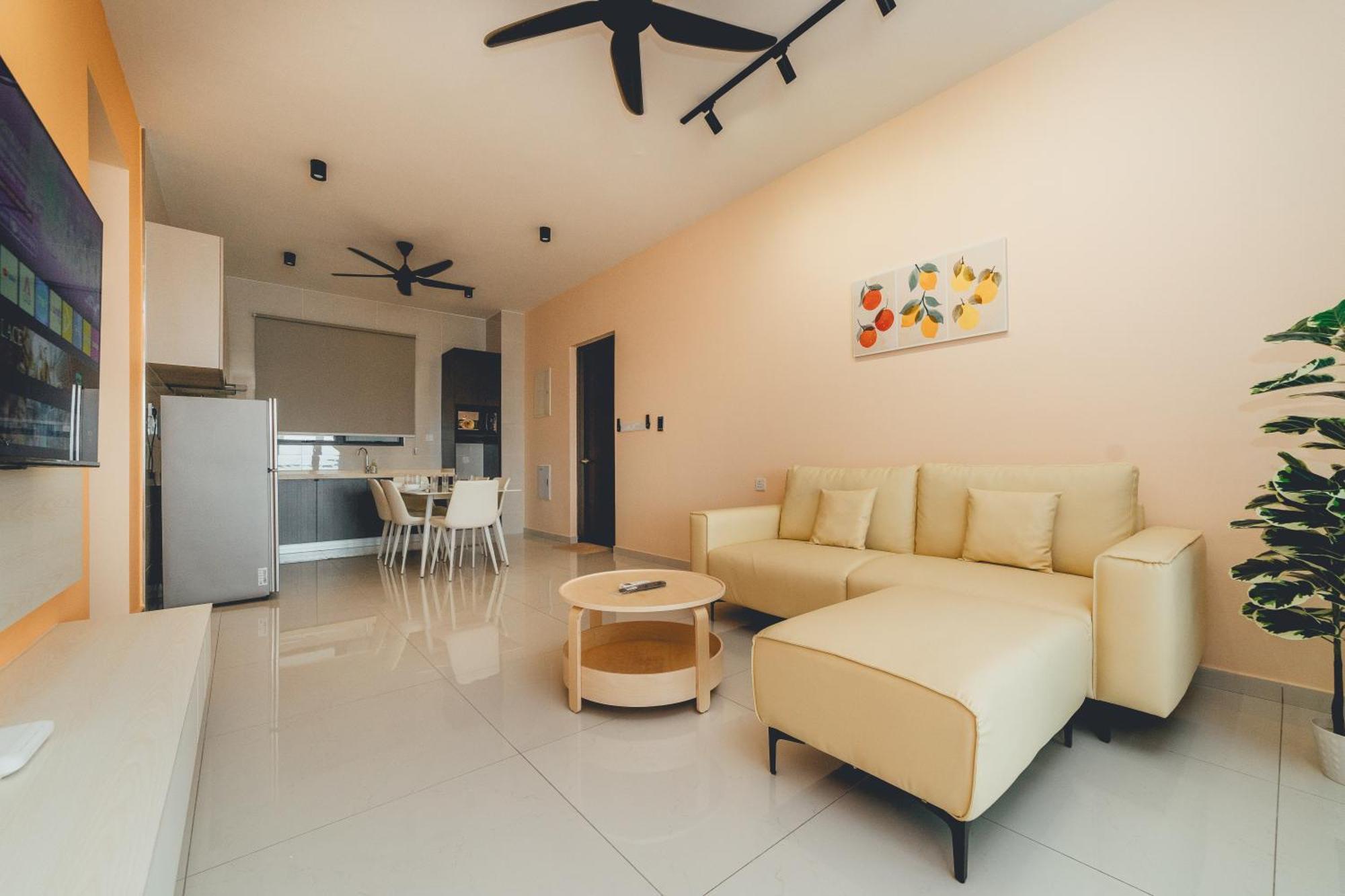 Danga Bay Pastel Hideout 3br 7pax Balcony View By Our